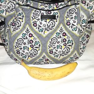 Vera Bradley Iconic Glenna Satchel in Heritage Leaf pattern
